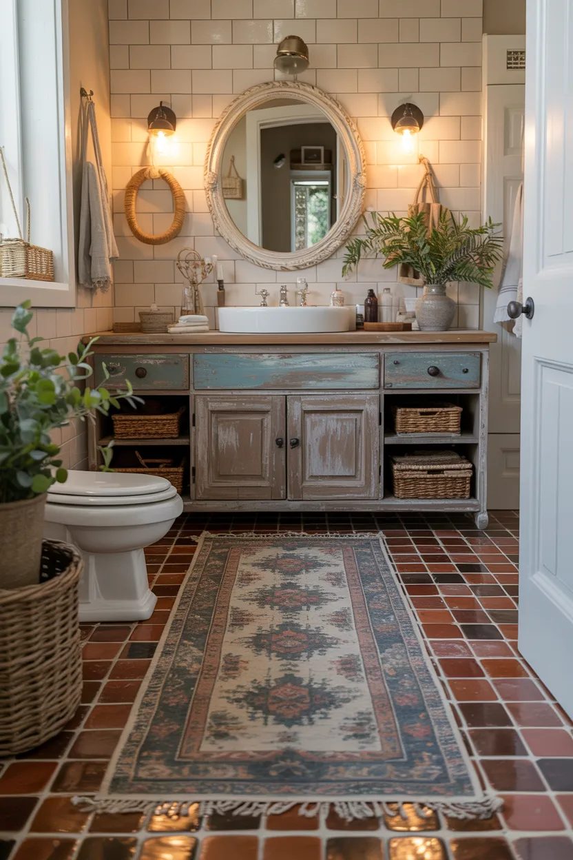 Add a Farmhouse Rug or Runner