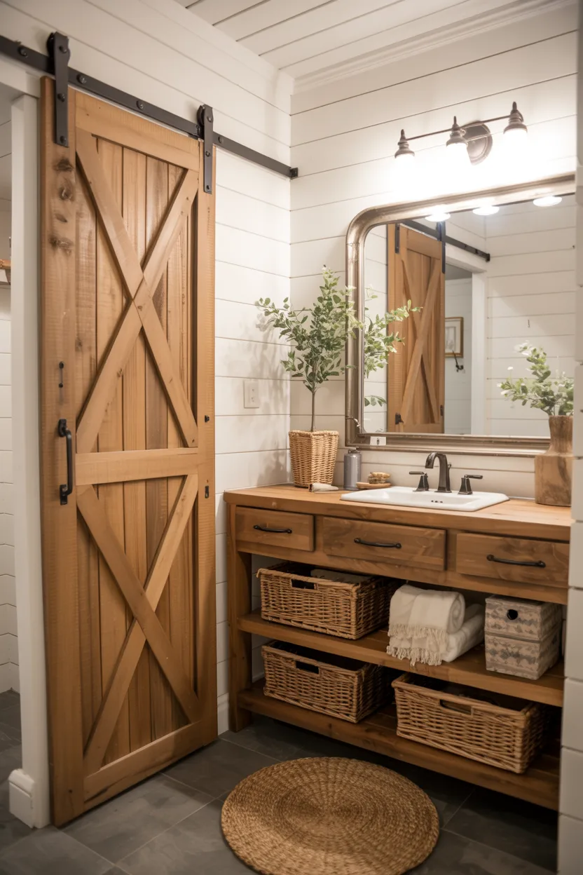 Bring in Barn Door Vanity Sliders