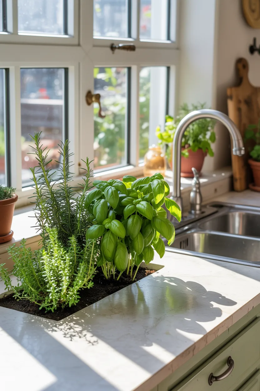 Grow a Built-In Herb Garden