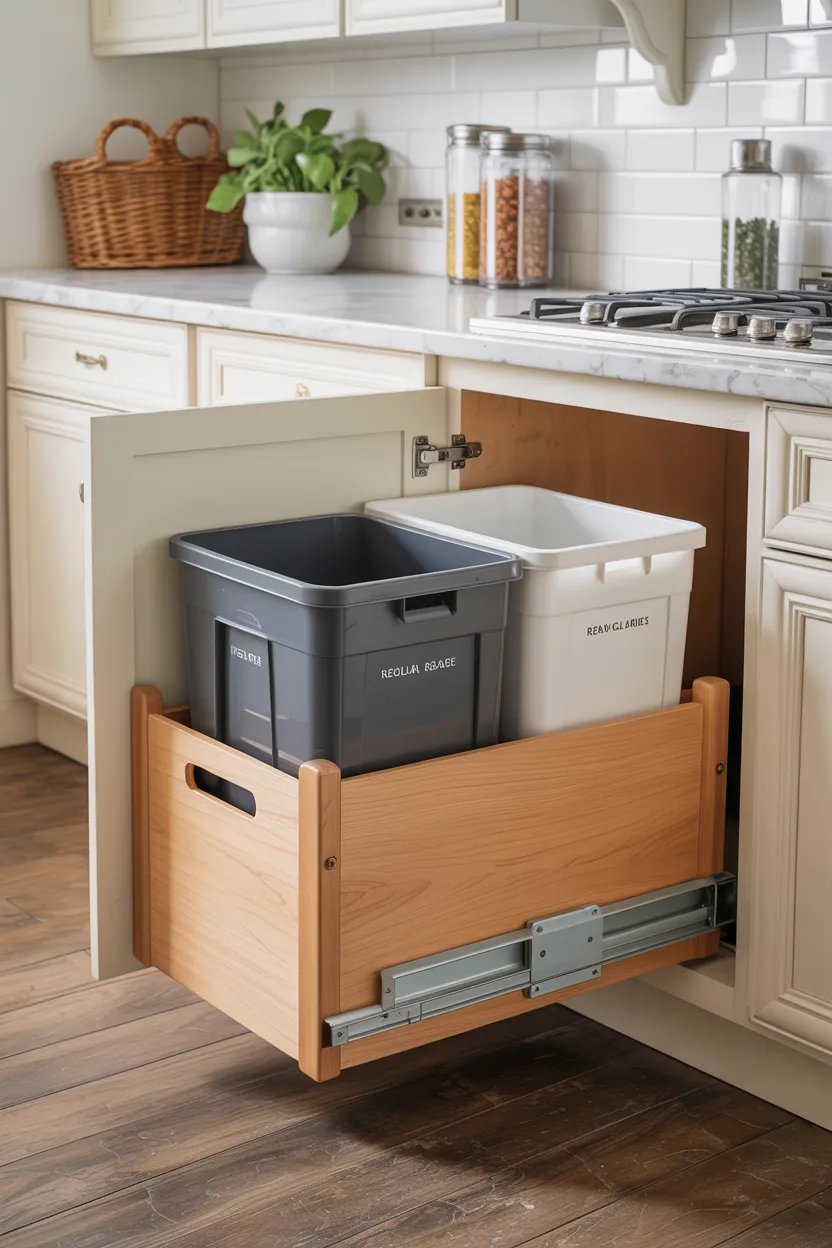 Hide the Trash Cans Instantly