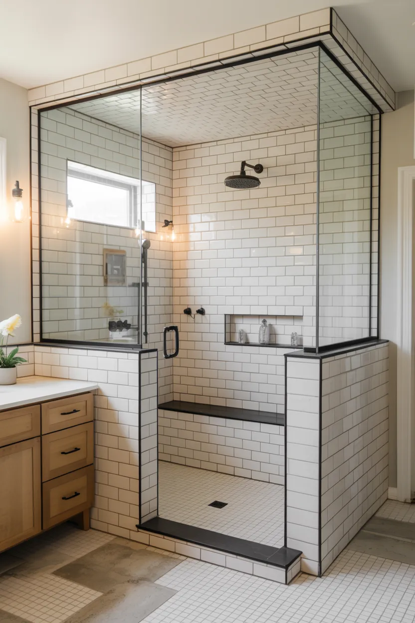 Install a Glass Enclosed Walk In Shower