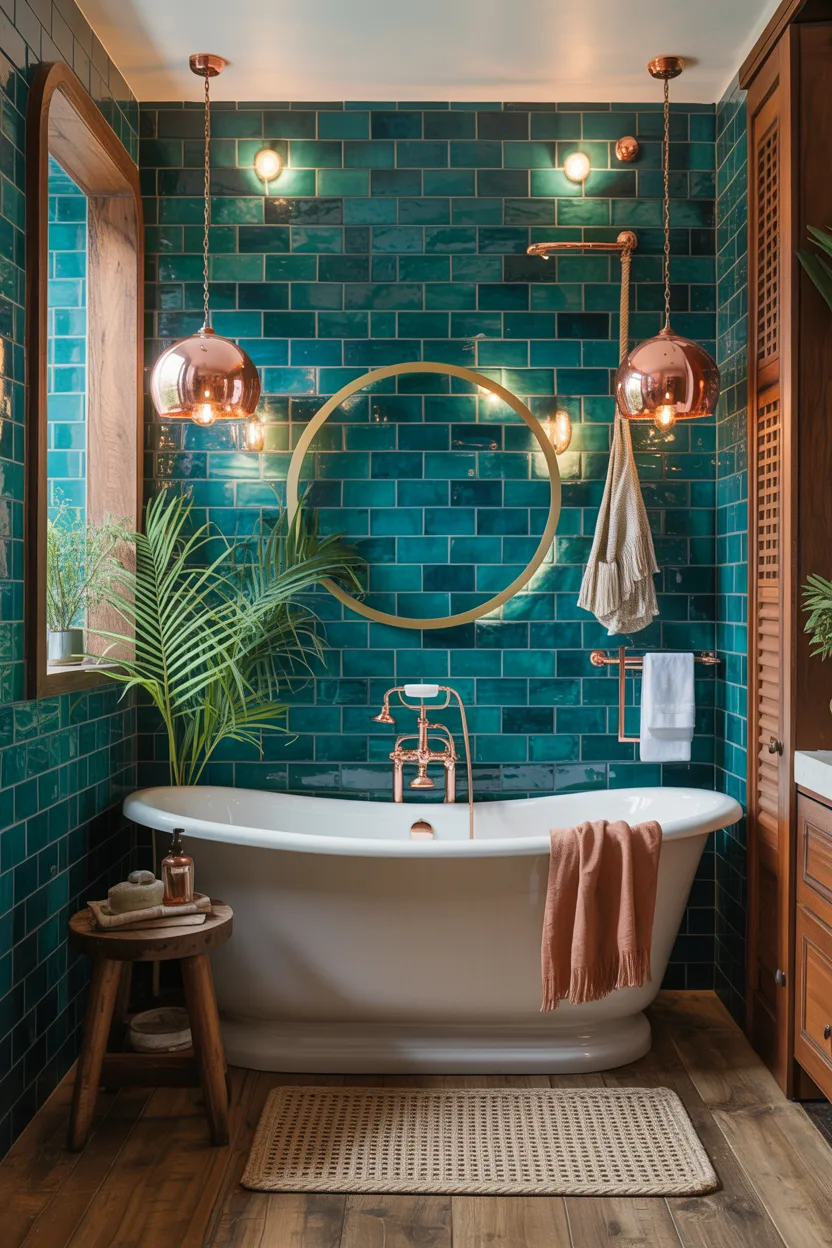 Teal and Copper