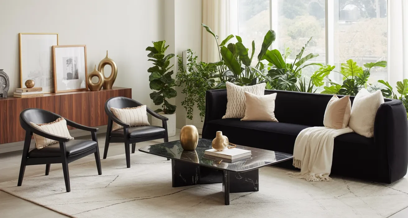 Black Furniture Living Room Ideas