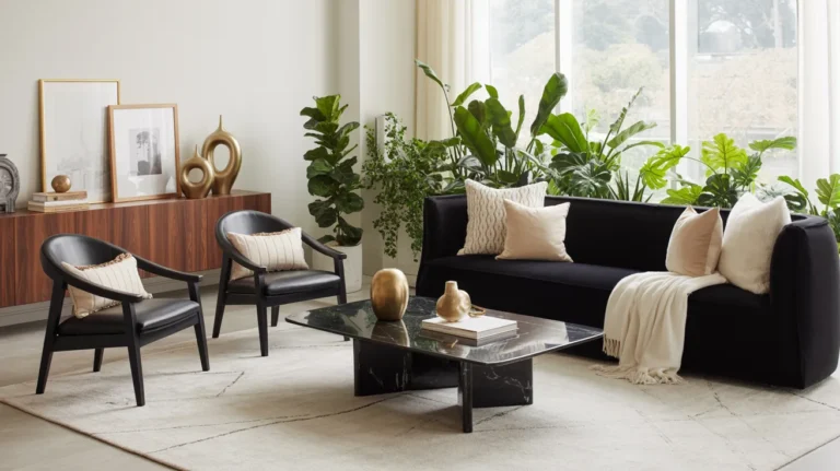 Black Furniture Living Room Ideas