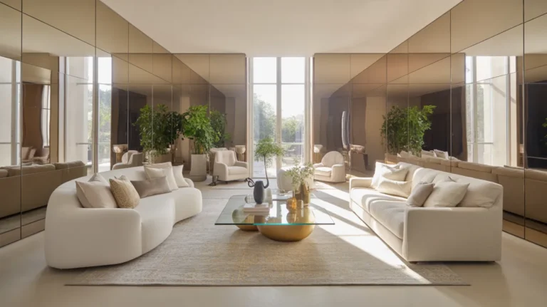 25 Mirror Wall Designs for Living Room