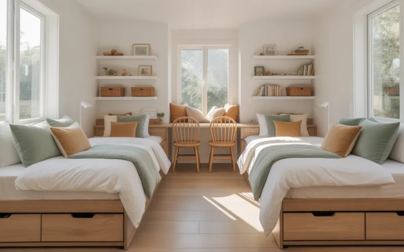 25 Shared Bedroom Ideas for Kids That Look So Clever